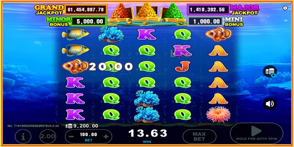 Игровой слот Clown Fish Treasure