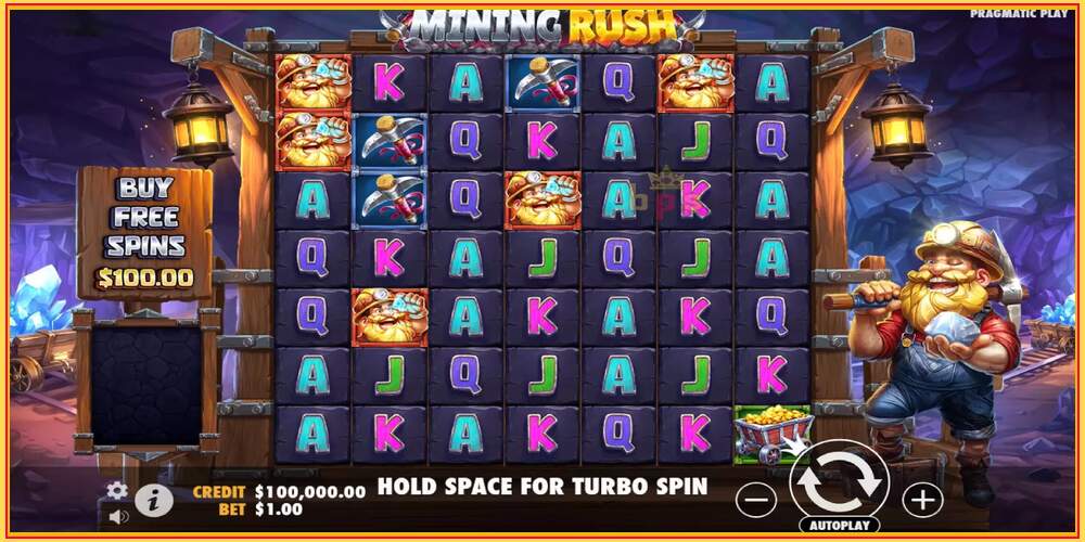 Khe trò chơi Mining Rush