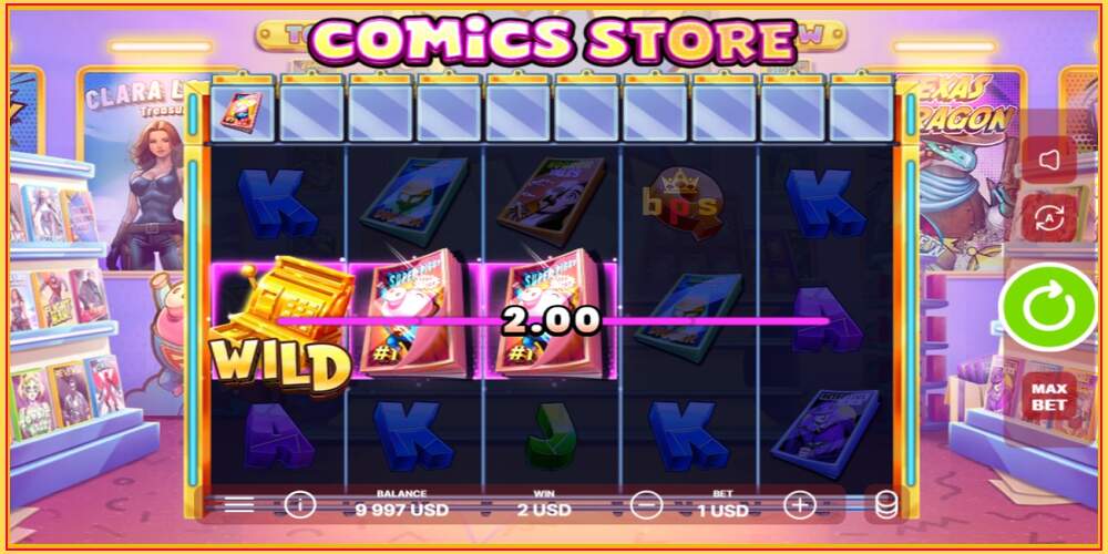 Игровой слот Comics Store