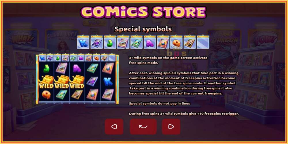 Игровой слот Comics Store