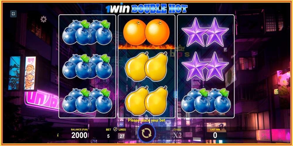 Игровой слот 1win Double Hot