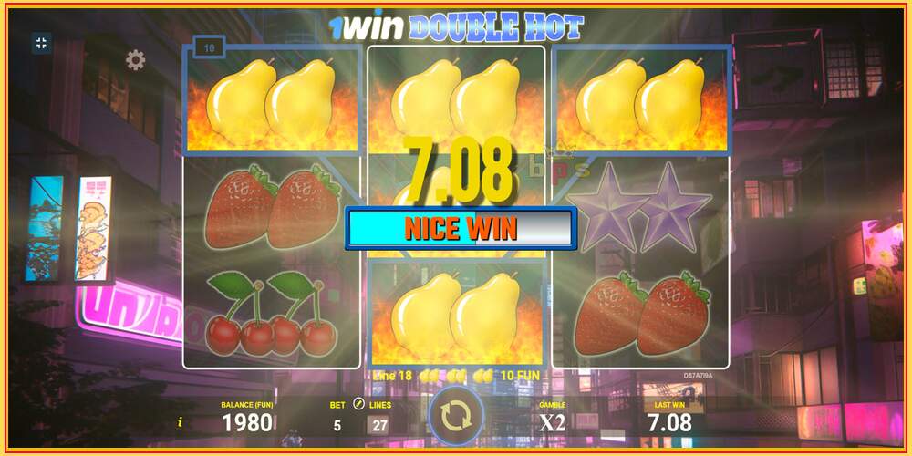 Игровой слот 1win Double Hot