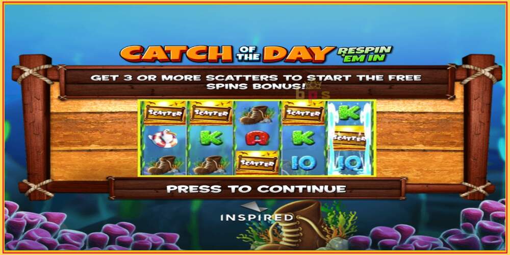 Игровой слот Catch of the Day Respin Em In