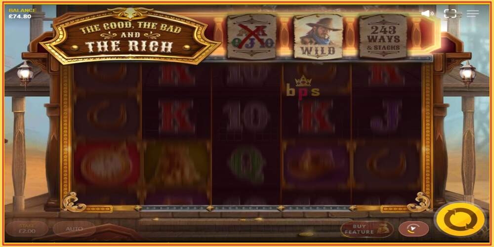 Игровой слот The Good The Bad and The Rich