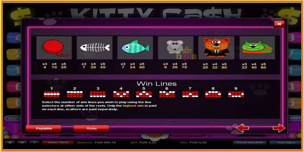 Játék slot Kitty Cash