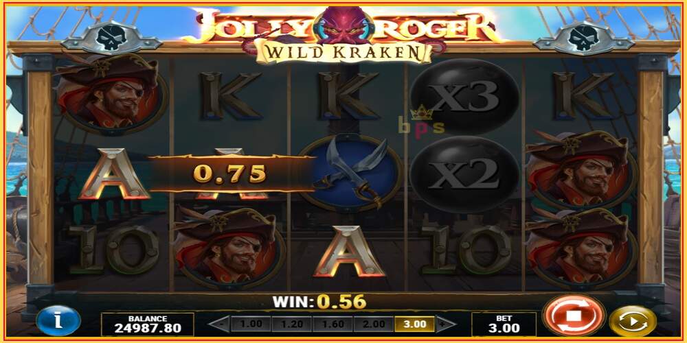 Igraći slot Jolly Roger Wild Kraken