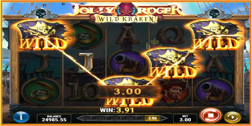 Igraći slot Jolly Roger Wild Kraken