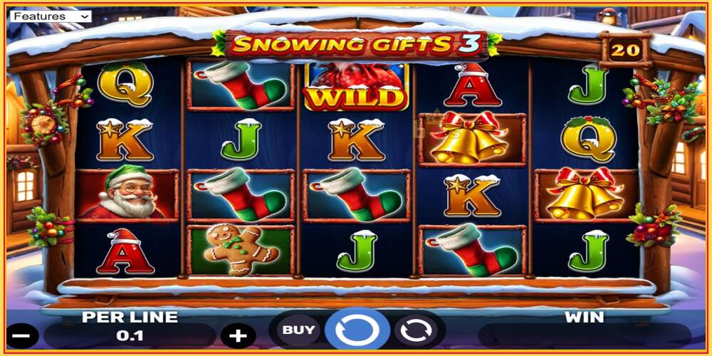 Игровой слот Snowing Gifts 3