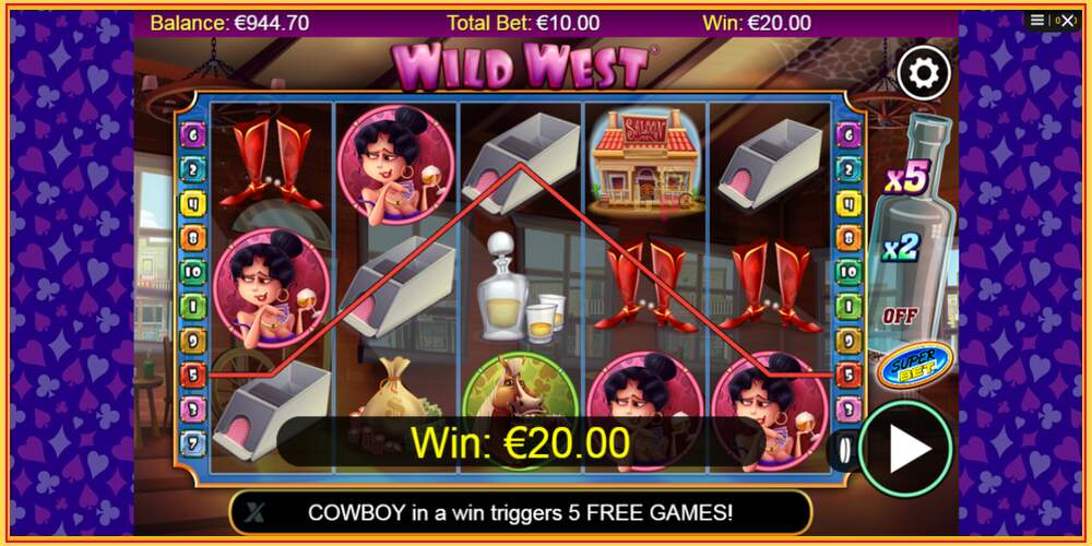 Игровой слот Wild West