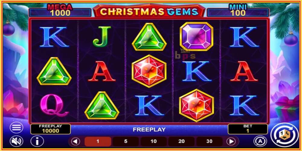 Игровой слот Christmas Gems Hold & Win