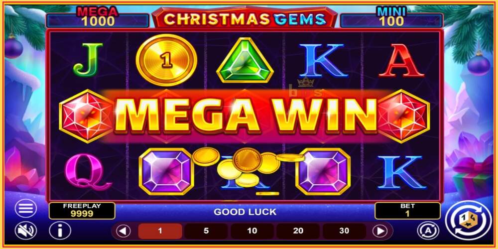 Игровой слот Christmas Gems Hold & Win