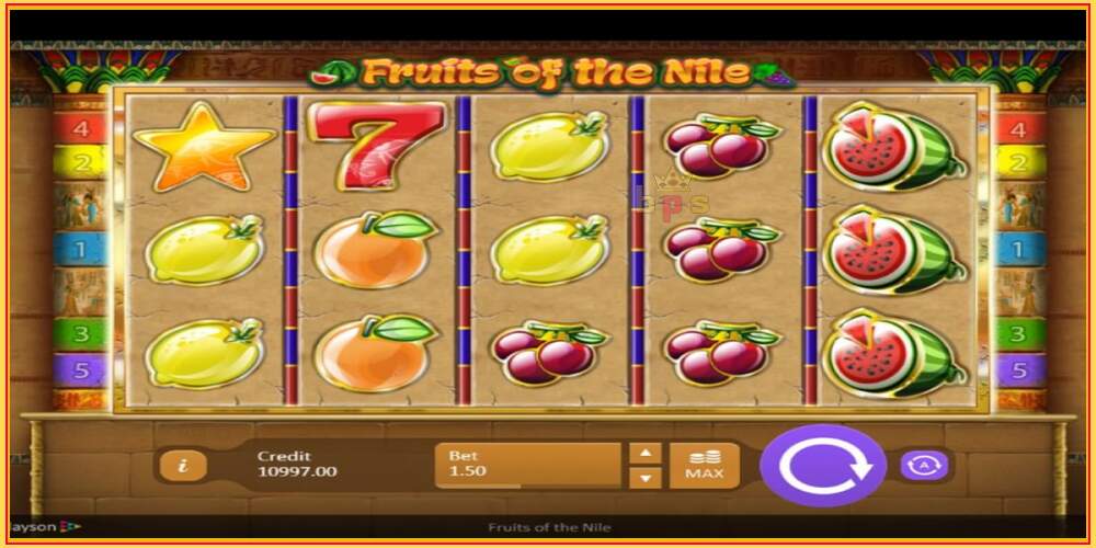 Spelslot Fruits of the Nile