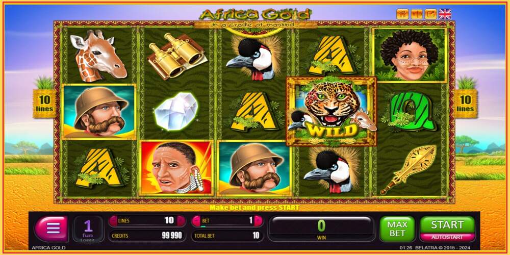 Игровой слот Africa Gold