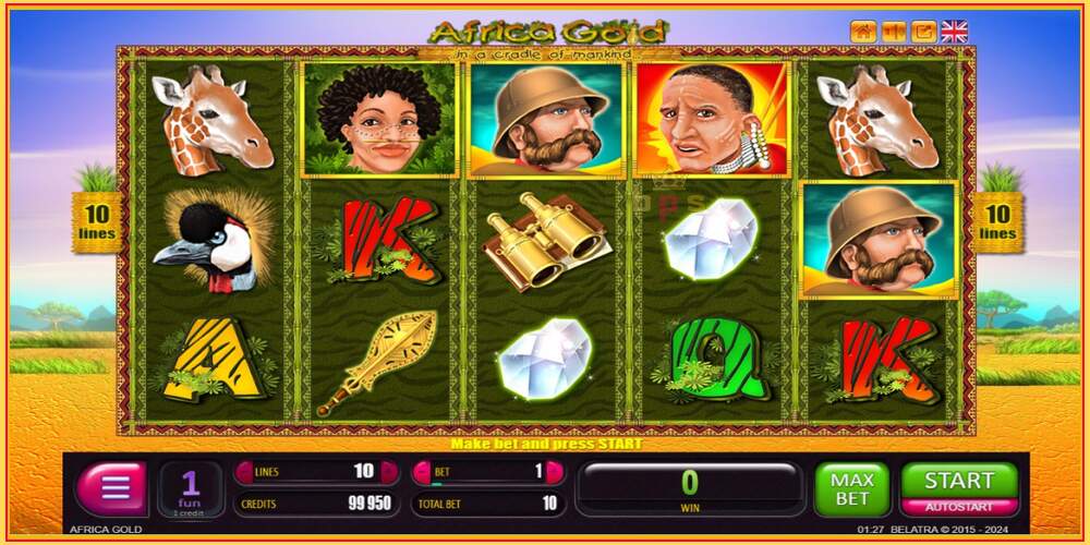 Игровой слот Africa Gold