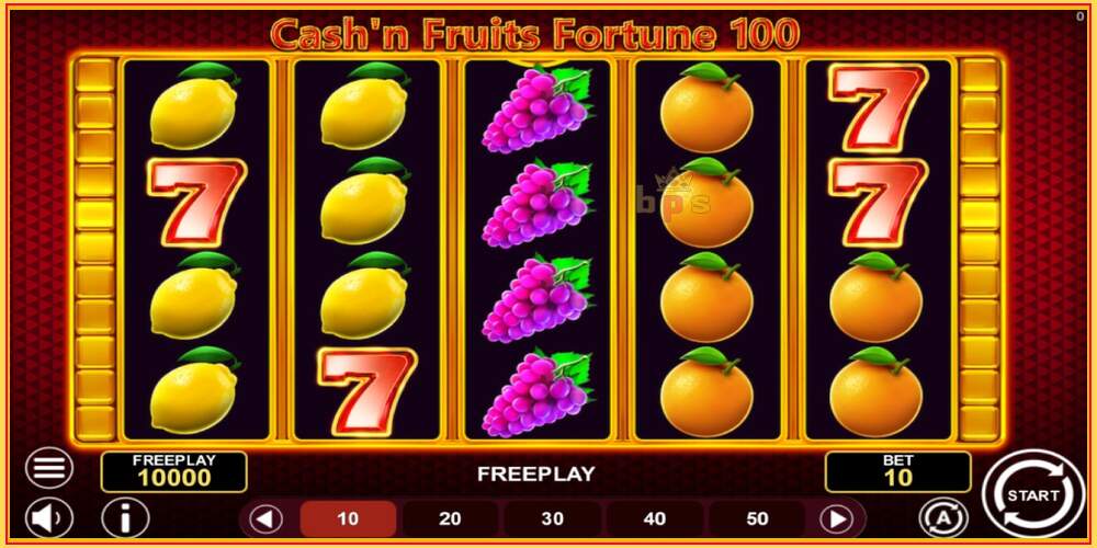 თამაშის სლოტი Cashn Fruits Fortune 100