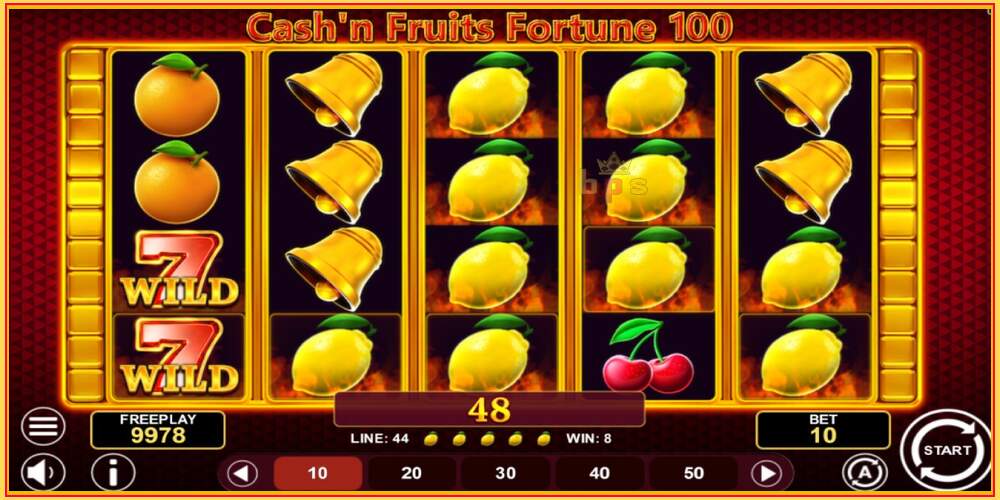 თამაშის სლოტი Cashn Fruits Fortune 100