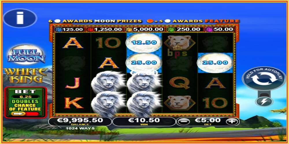 Utor za igru Full Moon: White King PowerPlay Jackpot