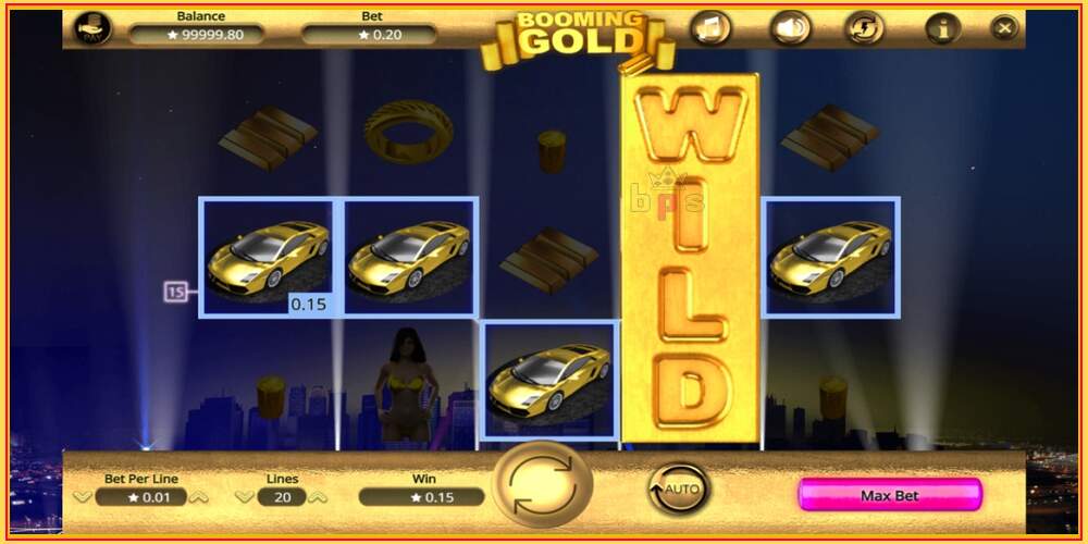 Игровой слот Booming Gold