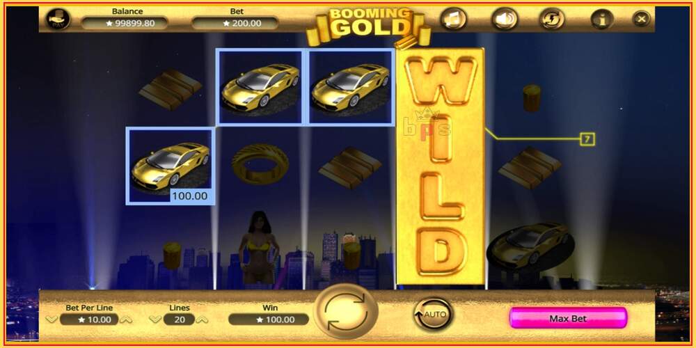 Игровой слот Booming Gold