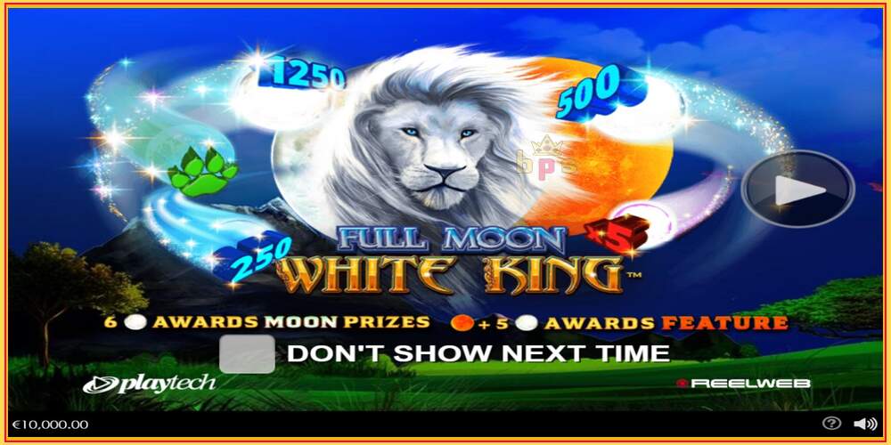 Khe trò chơi Full Moon: White King