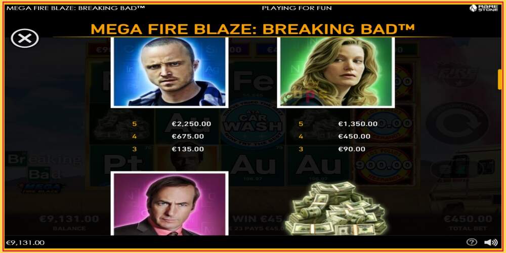 Игровой слот Mega Fire Blaze: Breaking Bad