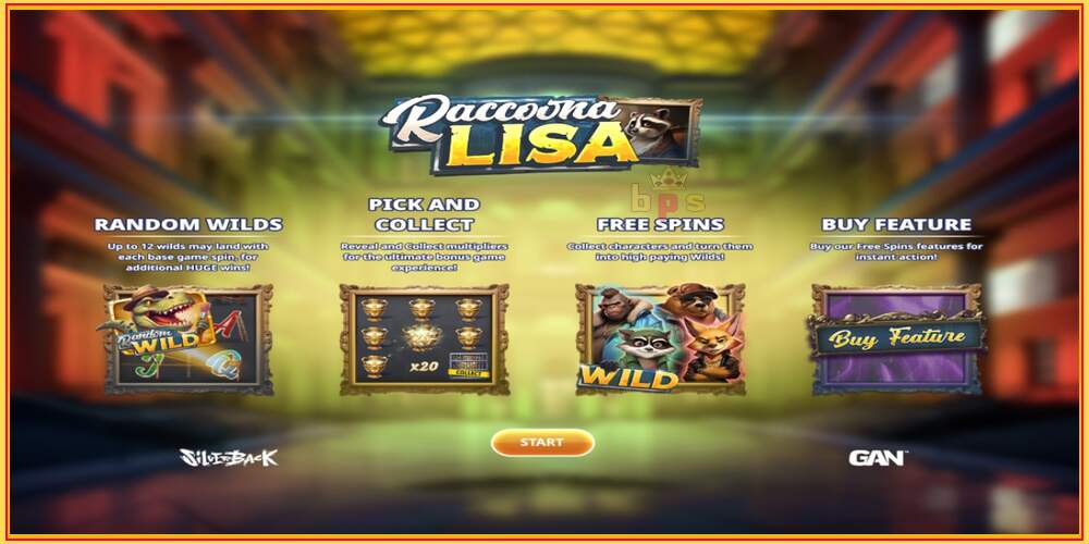 เกมสล็อต Raccoona Lisa