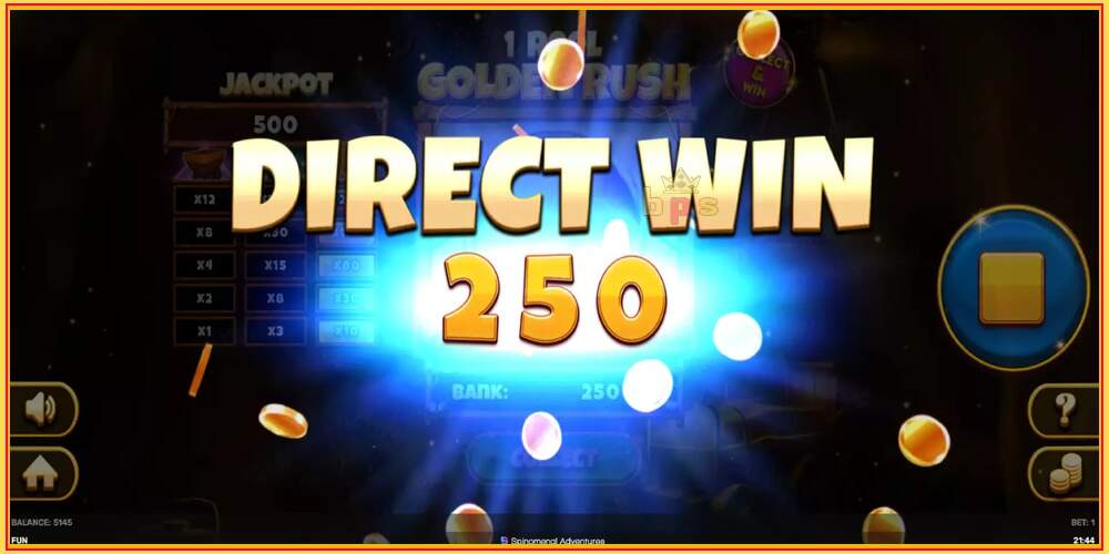 Spelslot 1 Reel Golden Rush