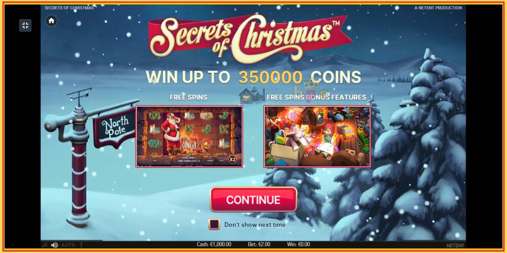 Игровой слот Secrets of Christmas