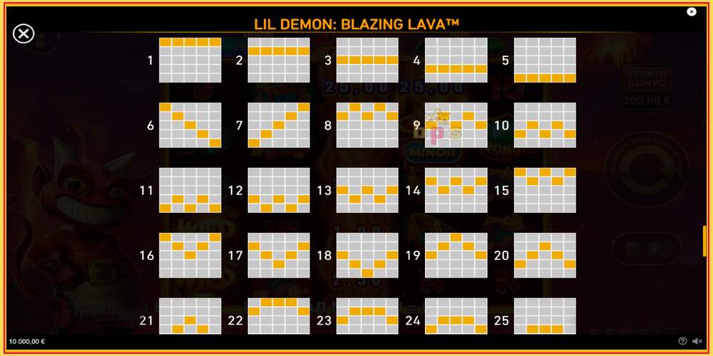 Khe trò chơi Lil Demon Blazing Lava