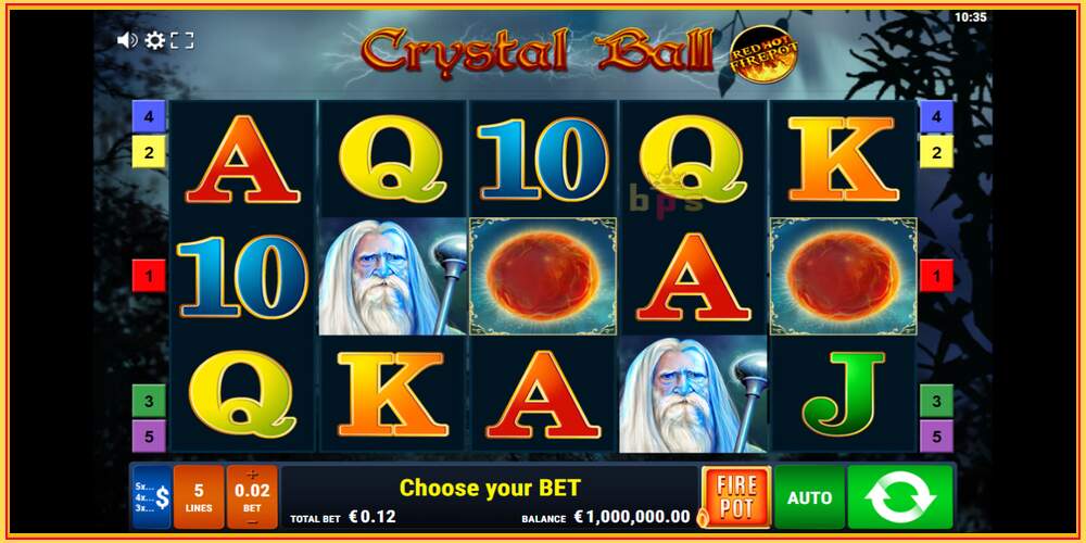 Игровой слот Crystal Ball Red Hot Firepot