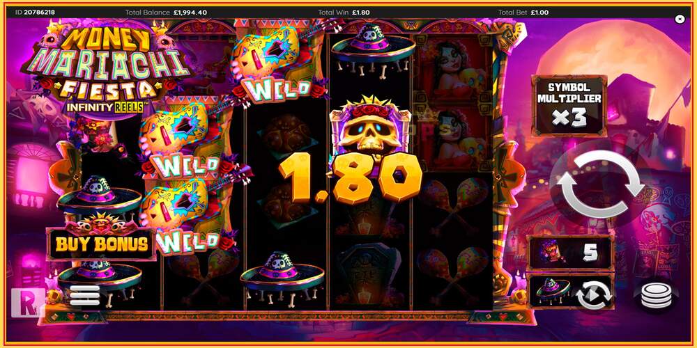 Игровой слот Money Mariachi Fiesta Infinity Reels