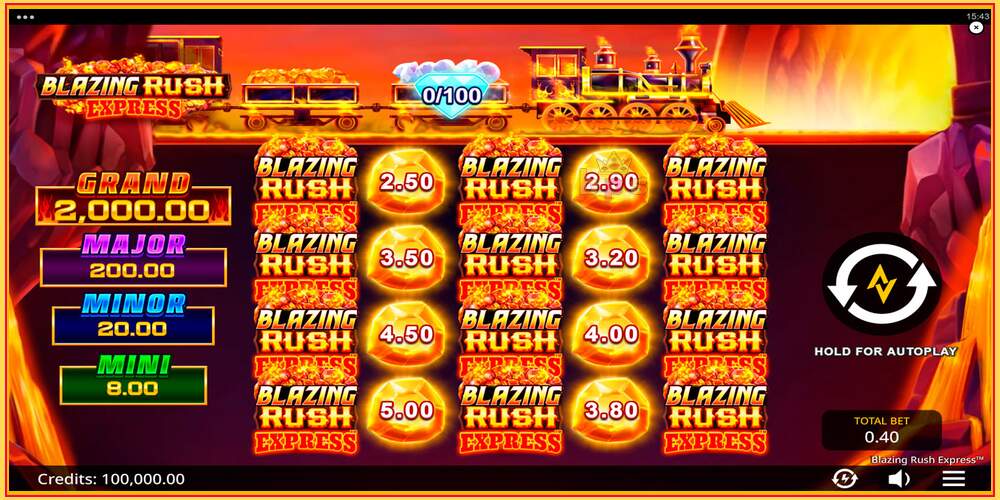 Игровой слот Blazing Rush Express