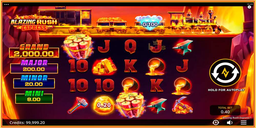 Игровой слот Blazing Rush Express