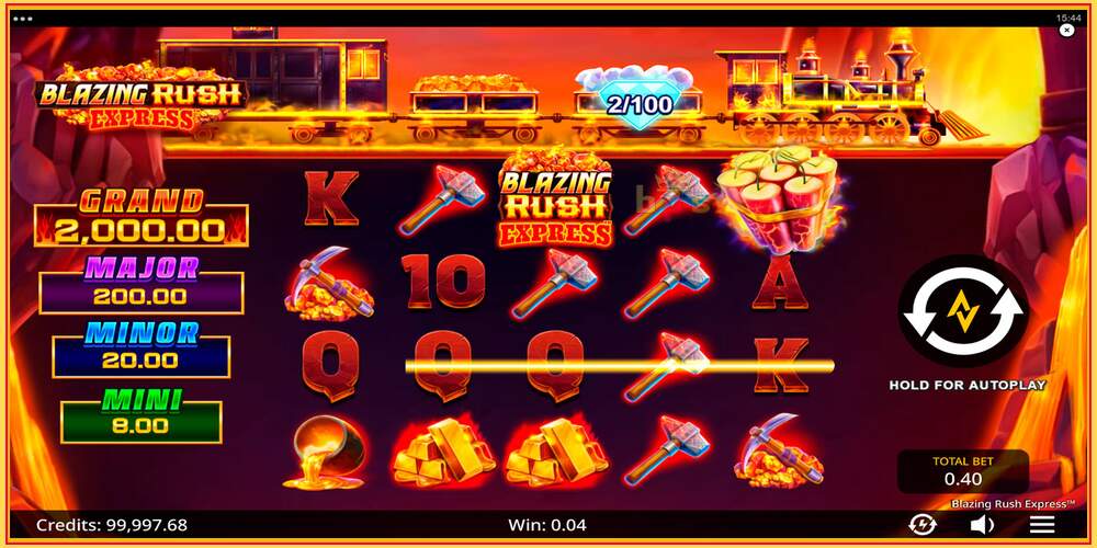 Игровой слот Blazing Rush Express