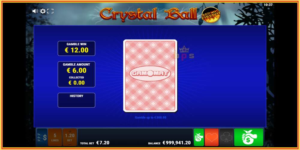 Игровой слот Crystal Ball Red Hot Firepot