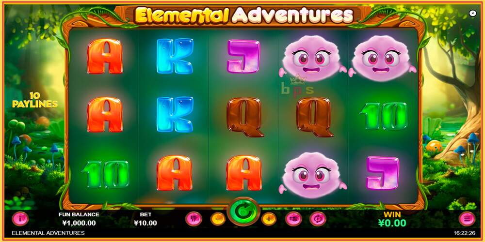 Игровой слот Elemental Adventures