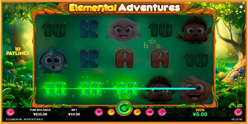 Игровой слот Elemental Adventures