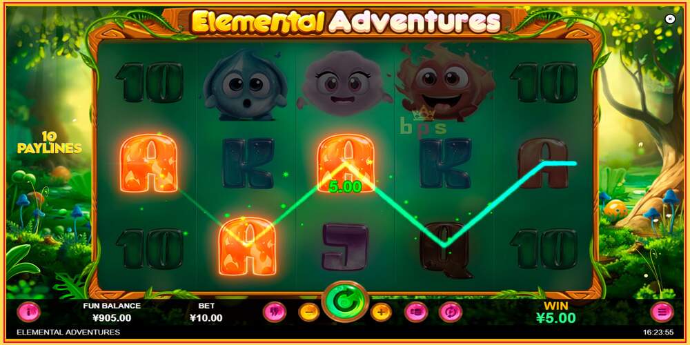 Игровой слот Elemental Adventures