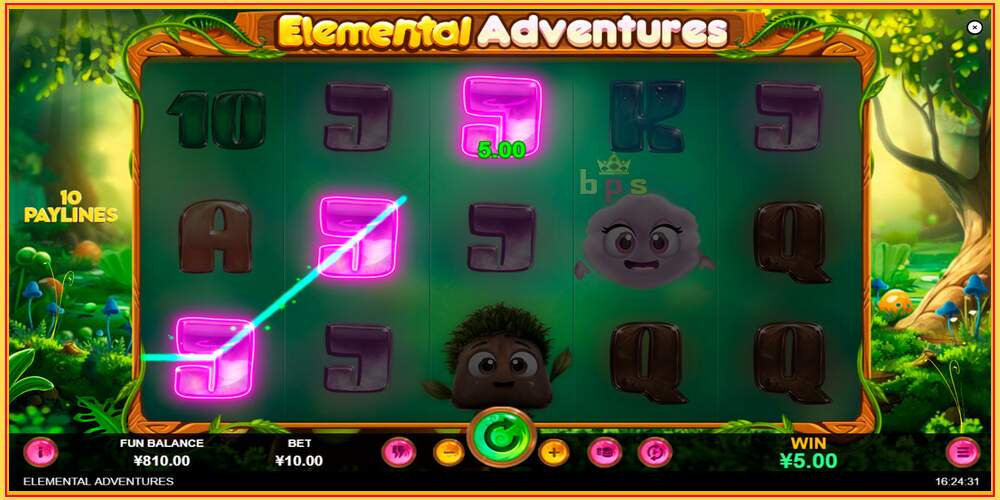 Игровой слот Elemental Adventures