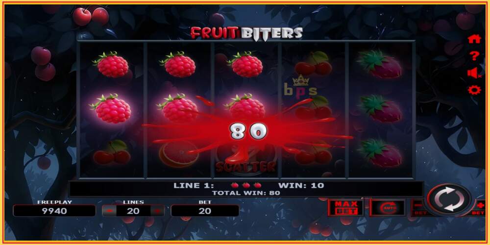 Игровой слот Fruit Biters