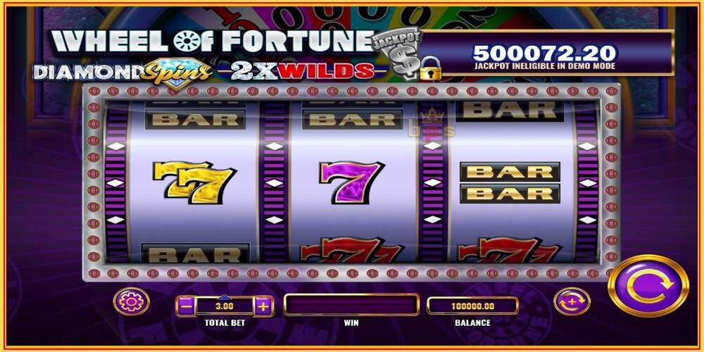 Игровой слот Wheel of Fortune Diamond Spins 2x Wilds