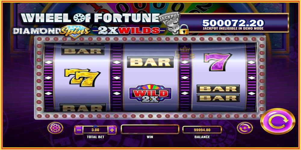 Игровой слот Wheel of Fortune Diamond Spins 2x Wilds