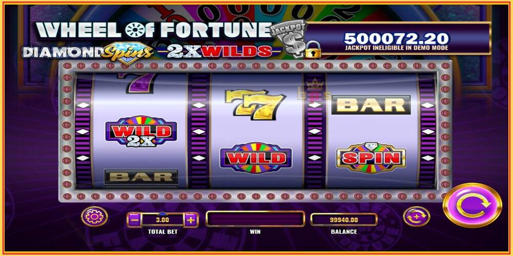 Игровой слот Wheel of Fortune Diamond Spins 2x Wilds