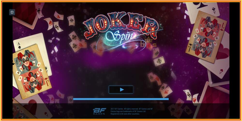 Игровой слот Joker Spin