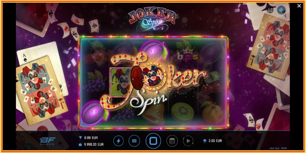 Игровой слот Joker Spin