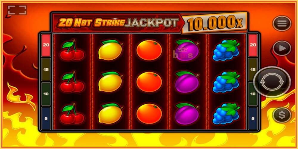 Игровой слот 20 Hot Strike Jackpot