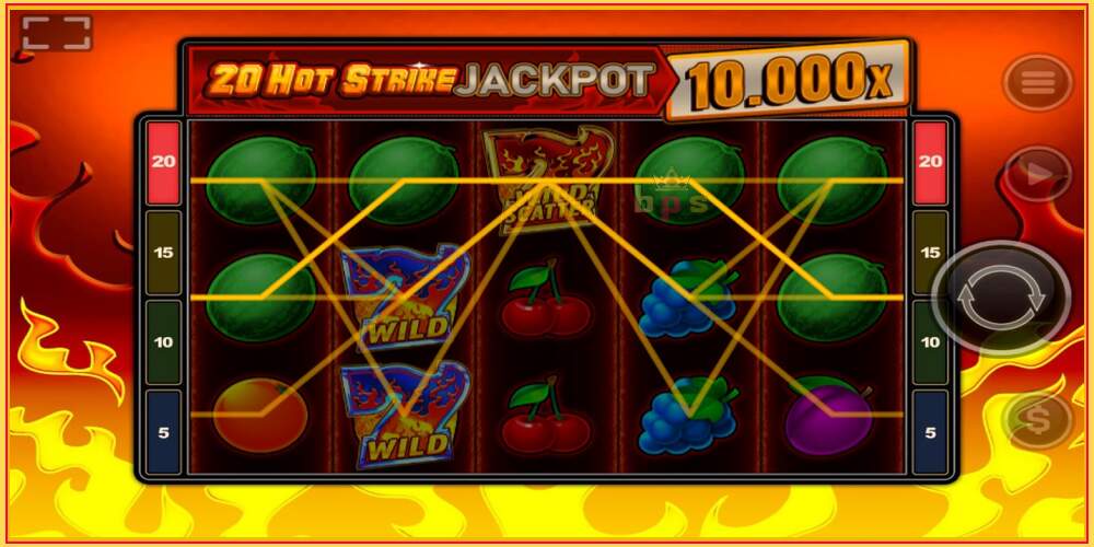 Игровой слот 20 Hot Strike Jackpot