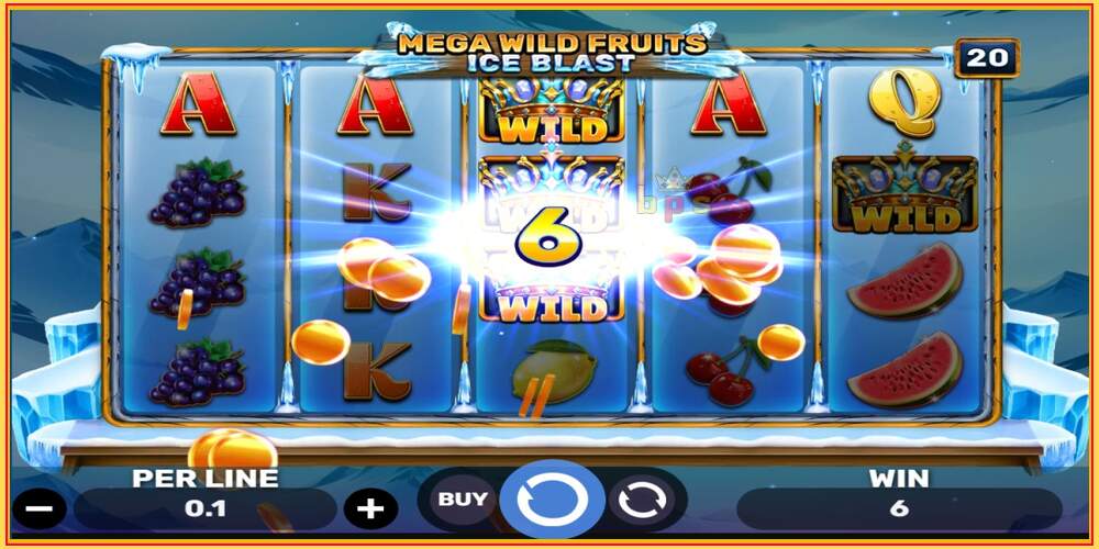 Игровой слот Mega Wild Fruits - Ice Blast