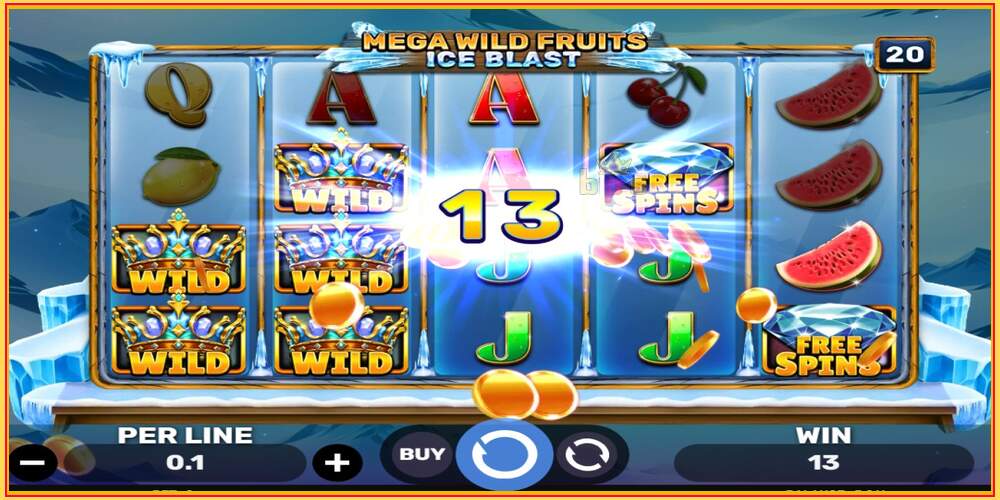 Игровой слот Mega Wild Fruits - Ice Blast