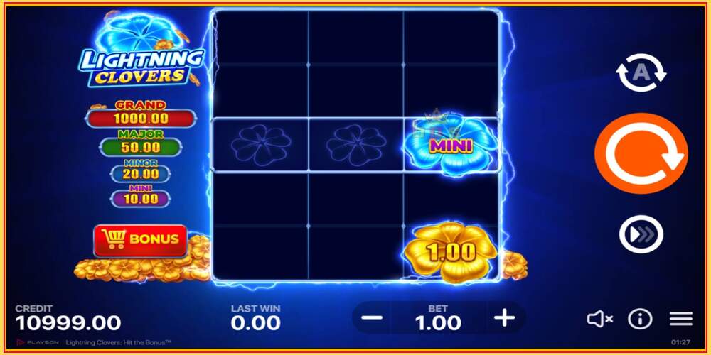 Игровой слот Lightning Clovers